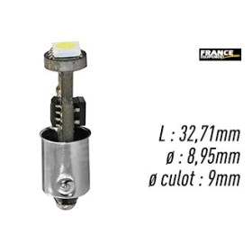 AMPOULE BLANCHE TYPE BA9S/T4W