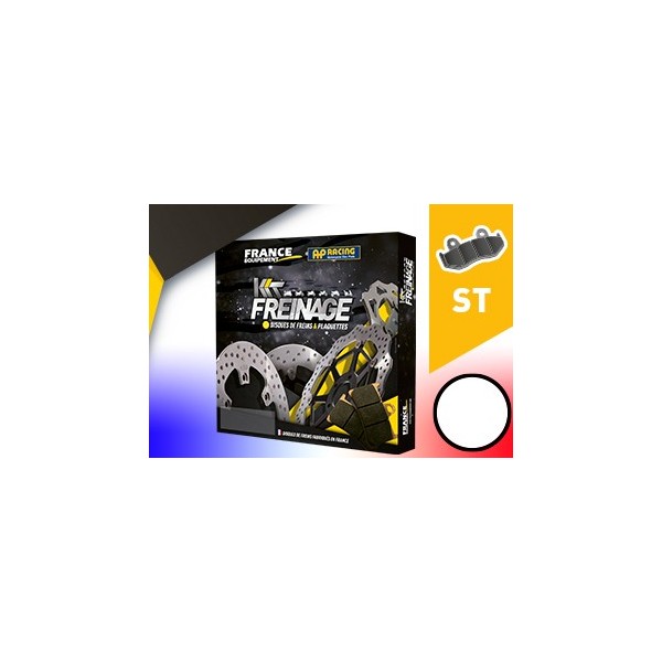 Kit Freinage FRANCE EQUIPEMENT - AP RACING Composé de 2 disques FE.FL63502 et de 2 plaquettes LMP231STR 