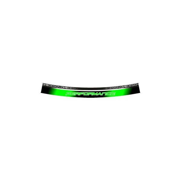  Kit déco de 8 stickers Fluorescent pour Jantes AV+AR "PERFORMANCE"  