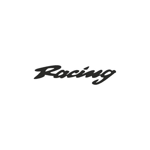  Label déco moto "RACING". 2 pièces.  