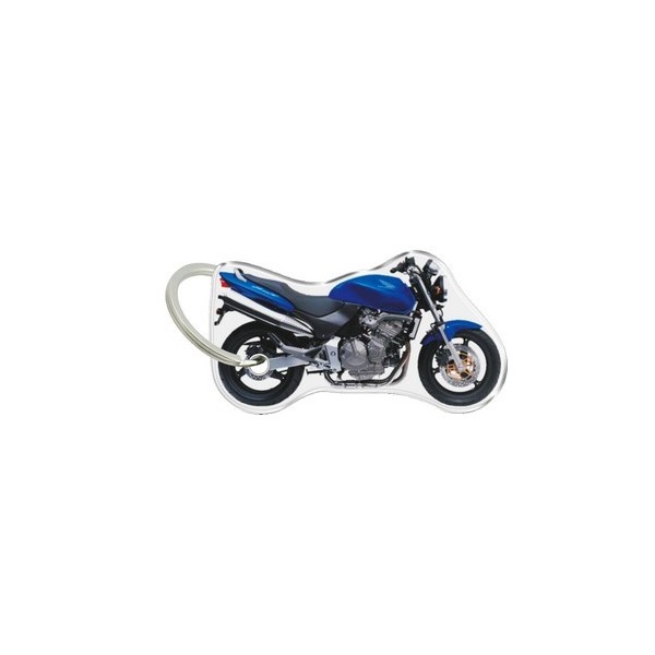  Porte-cléfs en Résine "HONDA HORNET BLEU" Format : 40x40mm  