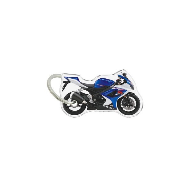  Porte-cléfs en Résine "SUZUKI GSXR 1000 2008" Format : 40x40mm  