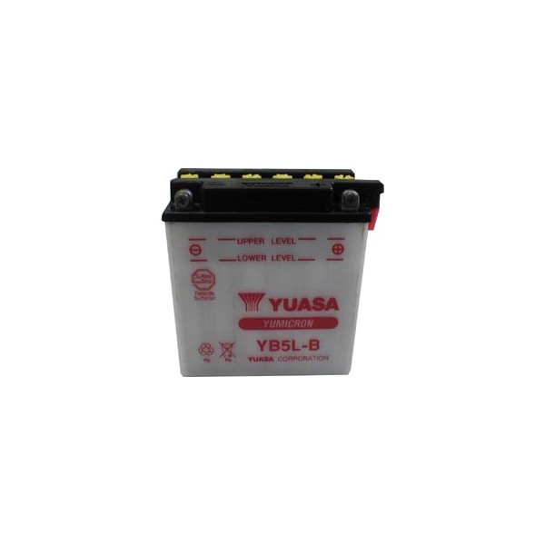  Batterie YUASA YB5L-B avec acide  