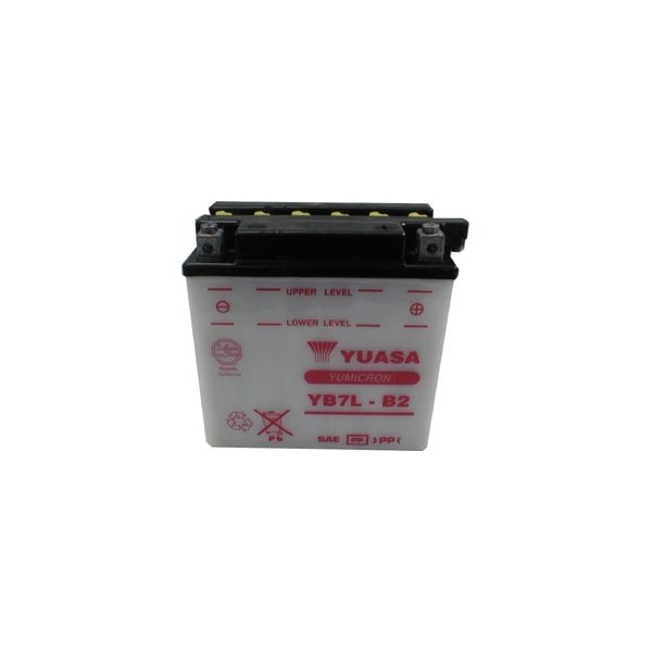  Batterie YUASA YB7L-B2 (CB7L-B2 / CB7LB2 / BB7LB2 / 7LB2)  