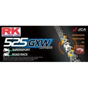 CHAINE RK 525GXW 110 MAILLONS avec Attache à River.