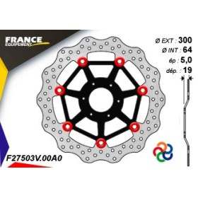 Disque de frein Gamme Essentiel FE.FL27503V / Oeillets Couleurs