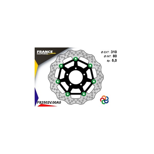  Disque de frein Gamme Essentiel FE.FL82502V / Oeillets Couleurs  