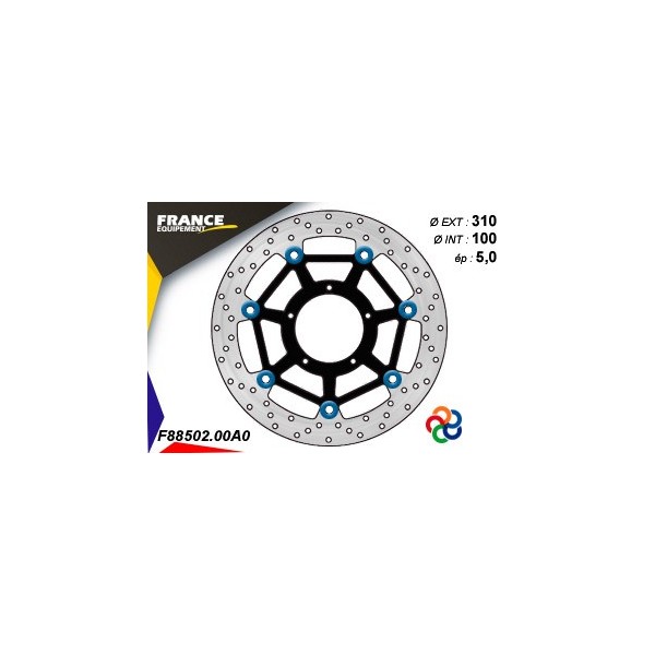  Disque de frein Gamme Essentiel FE.FL88502 / Oeillets Couleurs  