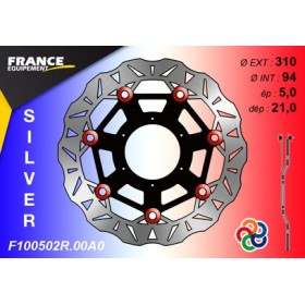 Disque de frein Gamme Silver F100502R.00A0 / Oeillets Couleurs