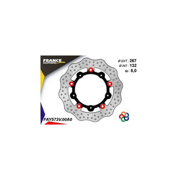  Disque de frein Gamme Essentiel FE.FLAY573V / Oeillets Couleurs  