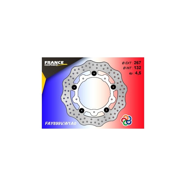  Disque Essentiel FLAY899V / Centre BLANC (W1) / Oeillets Couleurs 