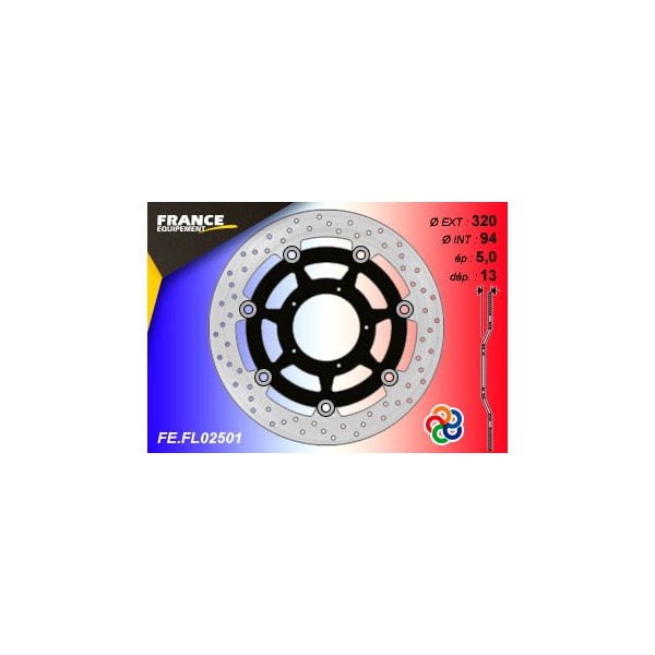  Disque de frein Gamme Essentiel FE.FL02501  