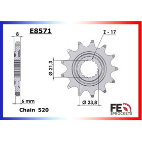 CRF.250.R '18 13X49 RK520GXW