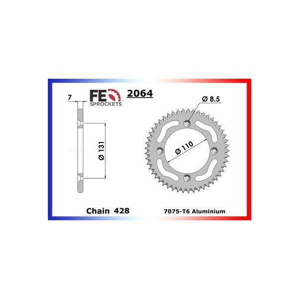  85.SX '18/20 Gdes Roues 13X49 428H µ  