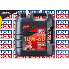  1 Bidon de 4L Motorbike 4T Synth 10 W 60 Offroad Race ( carton de 4 ) 