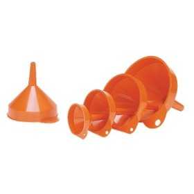  1 LOT COMPRENANT 4 ENTONNOIRS DIAM.50/70/90/115 + 1 ENTONNOIR 5L 