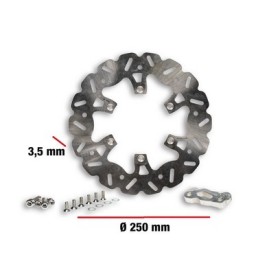 KIT WHOOP DISC O ext. 250 - epaiss. 3,5 mm MAJORE/ BRIDE SUPPORT P