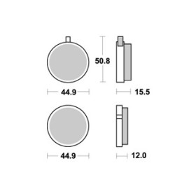  Plaquettes de freins AP RACING 