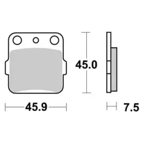  Plaquettes de freins AP RACING 