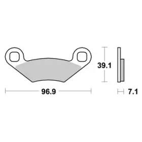  Plaquettes de freins AP RACING 
