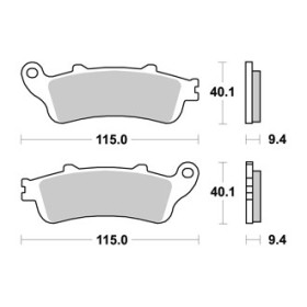  Plaquettes de freins AP RACING 