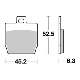  Plaquettes de freins AP RACING 