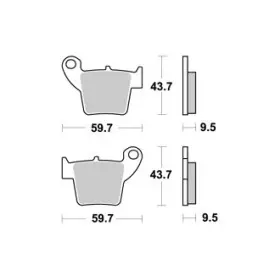  Plaquettes de freins AP RACING 