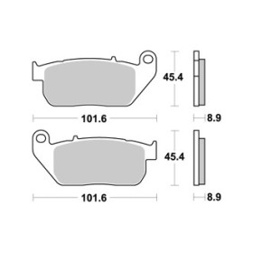  Plaquettes de freins AP RACING 