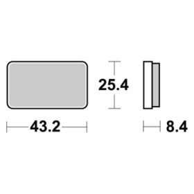  Plaquettes de freins AP RACING 