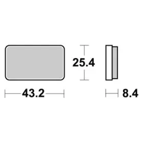  Plaquettes de freins AP RACING 