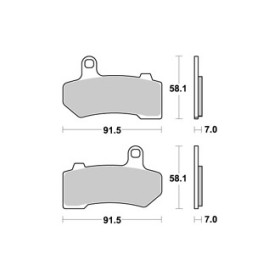  Plaquettes de freins AP RACING 