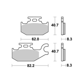  Plaquettes de freins AP RACING 