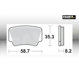  Plaquettes de freins AP RACING 