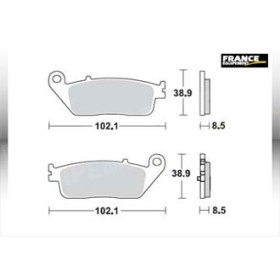  Plaquettes de freins AP RACING 