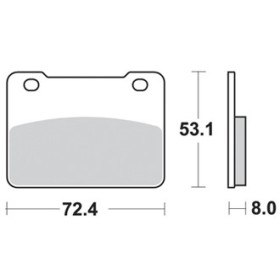  Plaquettes de freins AP RACING 