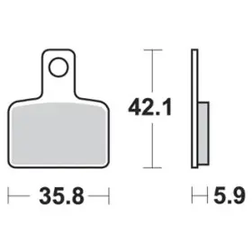  Plaquettes de freins AP RACING 