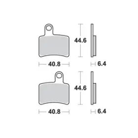  Plaquettes de freins AP RACING 