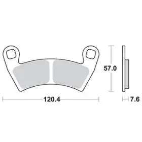  Plaquettes de freins AP RACING 