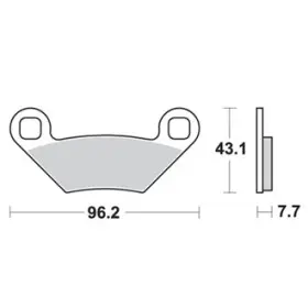  Plaquettes de freins AP RACING 