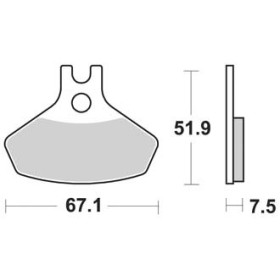 Plaquettes de freins AP RACING 
