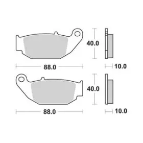  Plaquettes de freins AP RACING 
