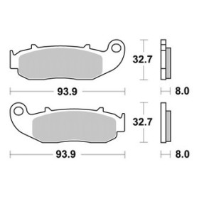  Plaquettes de freins AP RACING 