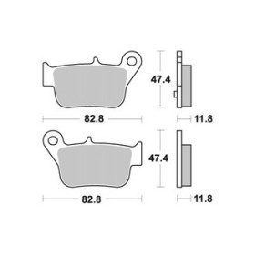  Plaquettes de freins AP RACING 