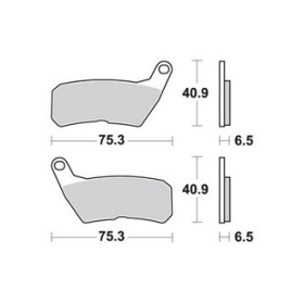  Plaquettes de freins AP RACING 