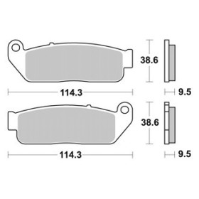  Plaquettes de freins AP RACING 
