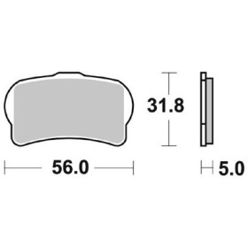  Plaquettes de freins AP RACING 