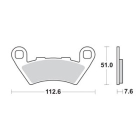  Plaquettes de freins AP RACING 