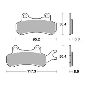  Plaquettes de freins AP RACING 