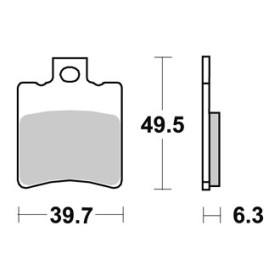  Plaquettes de freins AP RACING 