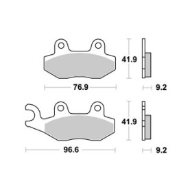  Plaquettes de freins AP RACING 
